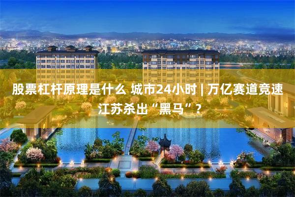 股票杠杆原理是什么 城市24小时 | 万亿赛道竞速 江苏杀出“黑马”？