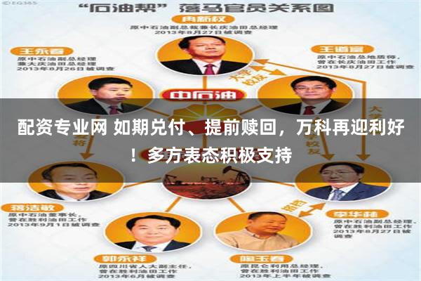 配资专业网 如期兑付、提前赎回，万科再迎利好！多方表态积极支持